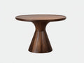 Tavolino Da Caffè rotondo 95×95×45 cm - legno noce naturale - design elegante per soggiorno